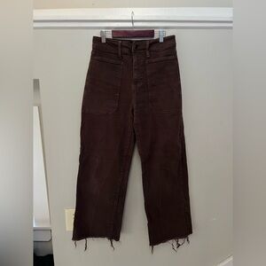 Just Black High-Rise Utility Wide Leg Jean